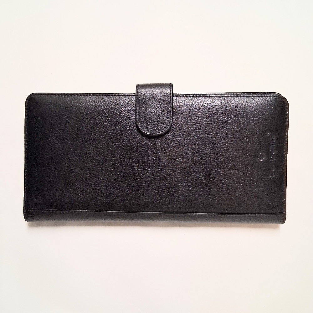 Samsonite Black Leather Travel Wallet